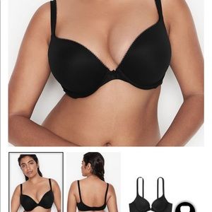 Smooth picot trim bra